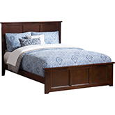 Madison Queen Bed w/ Matching Footboard in Walnut