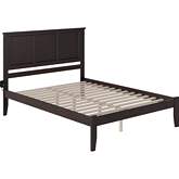 Madison King Bed w/ Open Footboard in Espresso