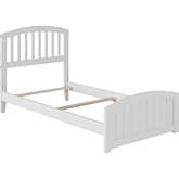 Richmond Twin XL Bed w/ Matching Footboard in White