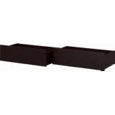 Urban Queen KIng Underbed Drawers in Espresso Finish