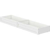MCM Queen King Twin XL Under Bed Drawers in White