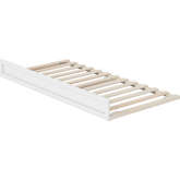 MCM Twin Trundle in White Wood