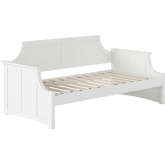 Cambridge Twin Daybed in White Finish Wood