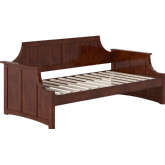 Cambridge Twin Daybed in Walnut Finish Wood