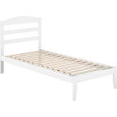 Warren Twin XL Bed in White Finish