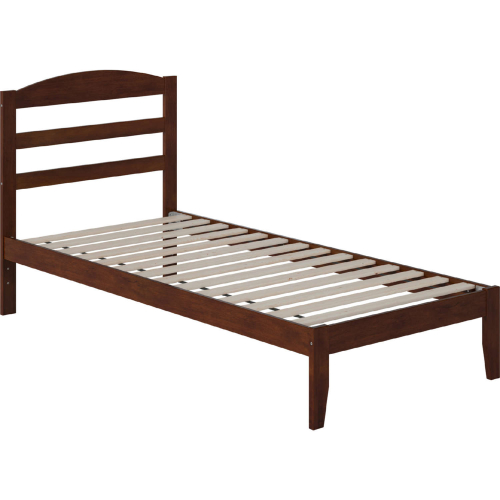 Warren Twin XL Bed in Walnut Finish