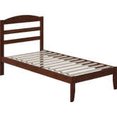 Warren Twin Bed in Walnut Finish