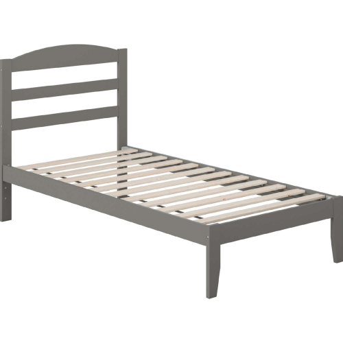 Warren Twin Bed in Grey Finish