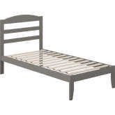Warren Twin Bed in Grey Finish