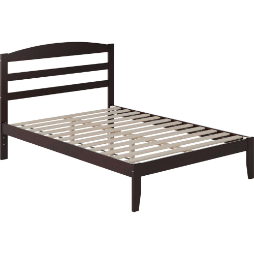 Warren Full Platform Bed in Espresso Finish Wood