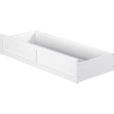 Urban Queen Foot Underbed Drawer in White Finish