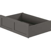 Urban Twin Full Foot Underbed Drawer in Grey Finish