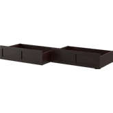 Island Twin Full Underbed Drawer in Espresso (Set of 2)
