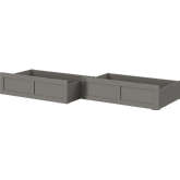 Island Twin Full Underbed Drawer in Atlantic Grey