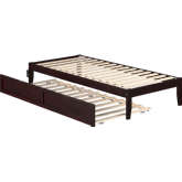 Colorado Twin XL Bed with Twin XL Trundle in Espresso