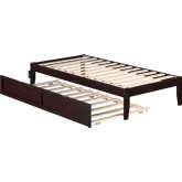 Colorado Twin Bed with Twin Trundle in Espresso