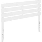 Oxford Queen Headboard with USB Turbo Charger in White