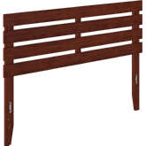 Oxford Queen Headboard with USB Turbo Charger in Walnut