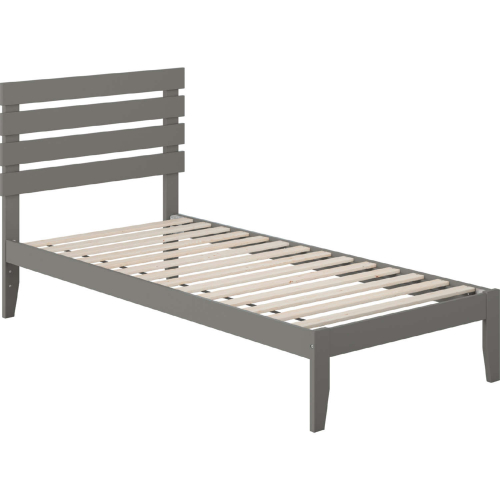 Oxford Twin Extra Long Bed with USB Turbo Charger in Grey