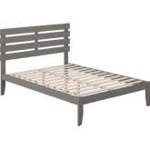 Oxford Full Bed with USB Turbo Charger in Grey