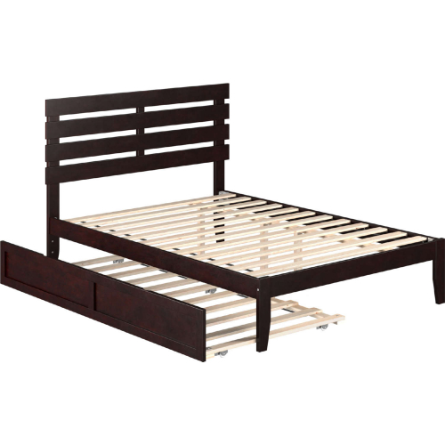 Oxford Full Bed with Twin Trundle in Espresso Finish