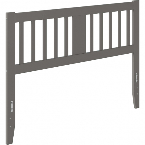 Tahoe Queen Headboard with USB Turbo Charger in Grey