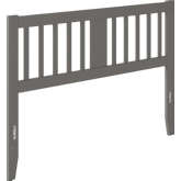 Tahoe Queen Headboard with USB Turbo Charger in Grey