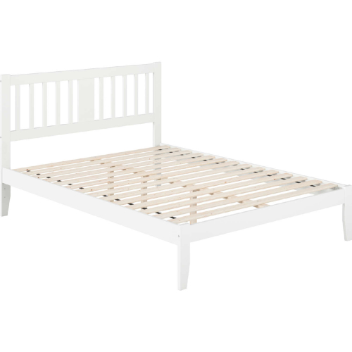 Tahoe Queen Bed with USB Turbo Charger in White