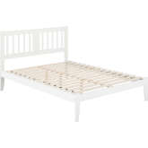 Tahoe Queen Bed with USB Turbo Charger in White