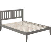 Tahoe Queen Bed with USB Turbo Charger in Grey