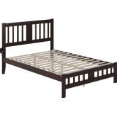 Tahoe Full Bed with Footboard in Espresso Finish Wood