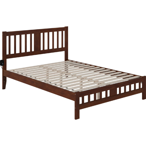 Tahoe Queen Bed with Footboard in Walnut Finish