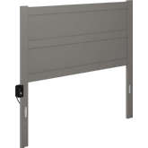 NoHo Full Headboard in Grey Finish