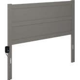 NoHo Queen Headboard in Grey Finish