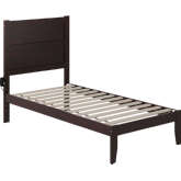 NoHo Twin Bed in Espresso Finish Wood
