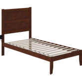 NoHo Twin Bed in Walnut Finish