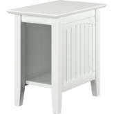 Nantucket Chair Side Table in White