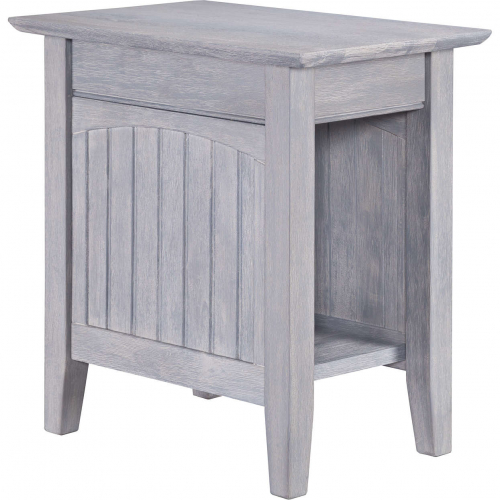 Nantucket Chair Side Table in Driftwood Finish