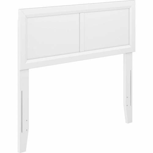 Sophia Twin Headboard in White Finish Solid Wood