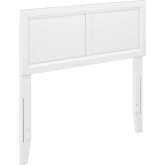 Sophia Twin Headboard in White Finish Solid Wood