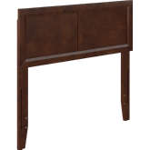 Sophia Twin Headboard in Walnut Finish Solid Wood