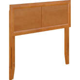 Sophia Twin Headboard in Light Toffee Finish Solid Wood