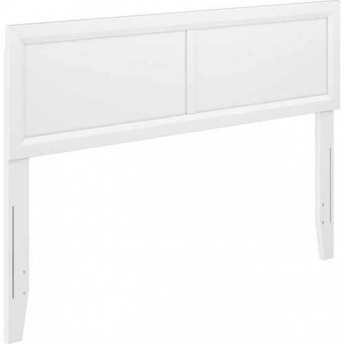 Sophia Full Headboard in White Finish Solid Wood