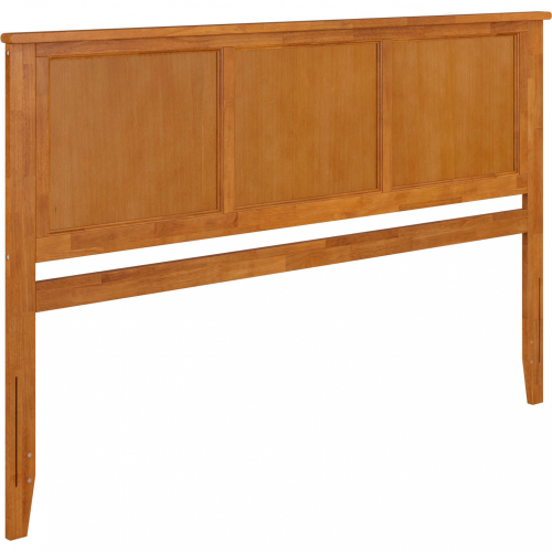 Madison King Panel Headboard in Light Toffee Finish Wood