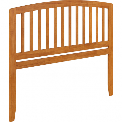 Richmond Queen Headboard with USB in Light Toffee Finish Wood