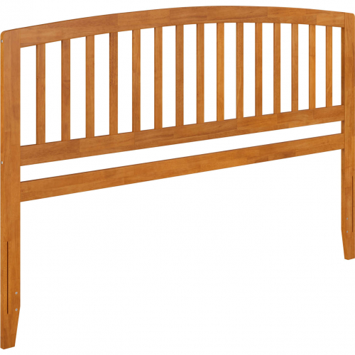 Richmond King Headboard with USB in Light Toffee Finish Wood