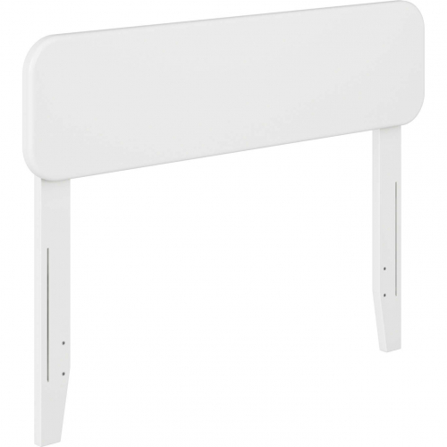 Florence Twin Headboard in White Finish Solid Wood