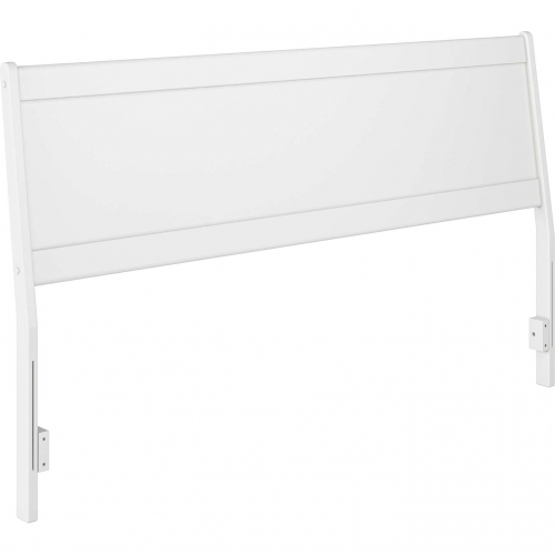 Casanova King Panel Headboard in White Solid Wood