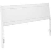 Casanova King Panel Headboard in White Solid Wood