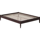 Pasadena 14" Queen Platform Bed Frame in Espresso Finish Wood